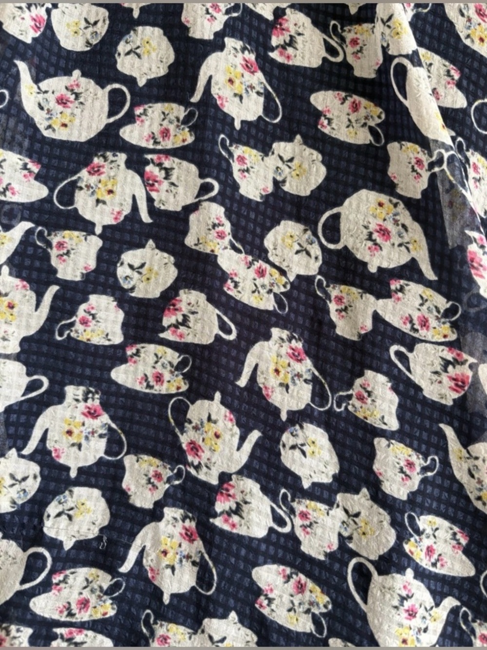 Disney Collection LC Lauren Conrad Teapot Chiffon Dress XXL Whimsical Feminine - Picture 6 of 11
